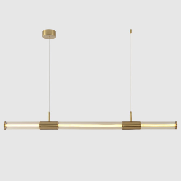 Подвесной светильник Crystal Lux LINEUP LINEUP SP24W LED BRASS