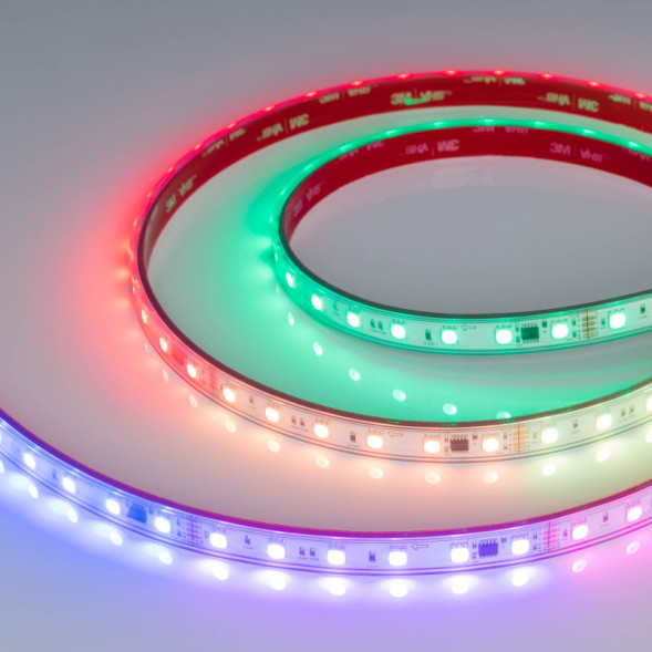 Лента Arlight DMX-PFS-B60-12mm 039608 70W 24V RGB IP68