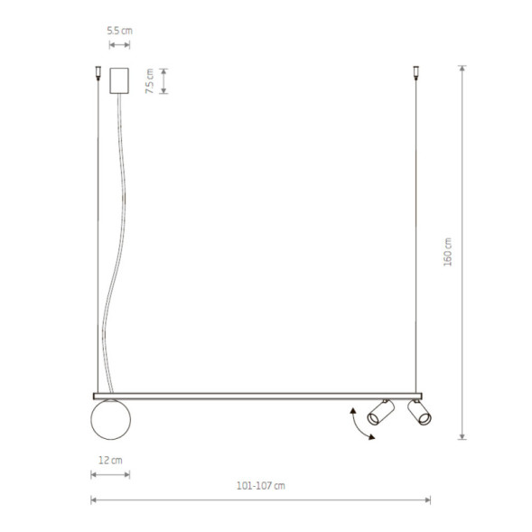 Подвесной светильник Nowodvorski Surface III 11447