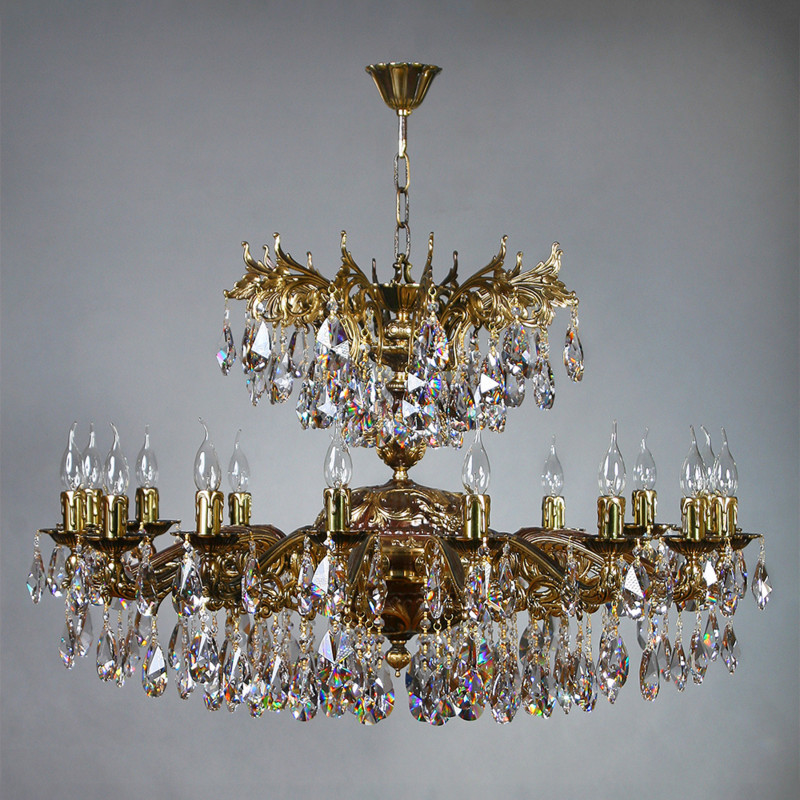 Подвесная люстра AMBIENTE by BRIZZI LEON 2128/16 PB Tear Drop