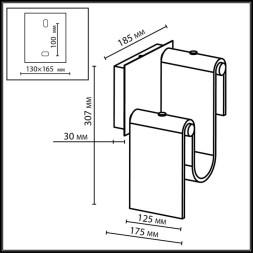 Бра Odeon Light FLOW 5106/11WL