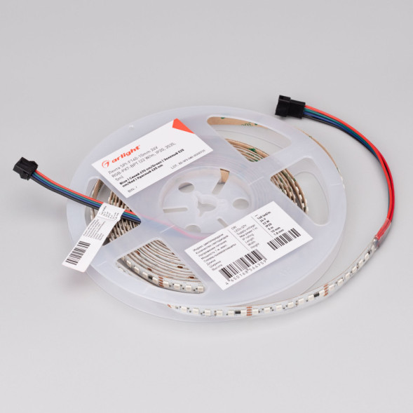 Лента Arlight SPI-F140-10mm 3535 043132 110W 24V 595lm RGB IP20