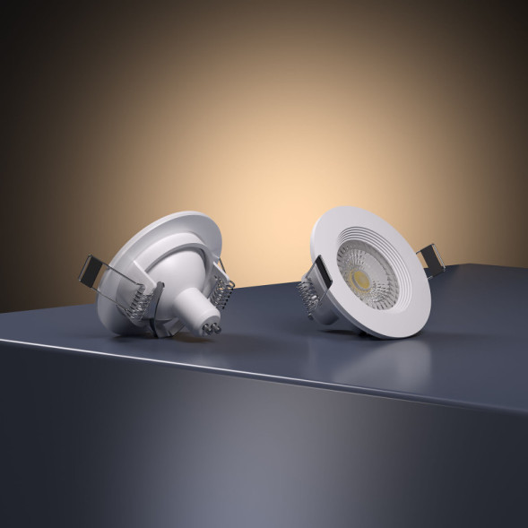 Точечный влагозащищенный светильник Elektrostandard 25060/01 GU10 белый