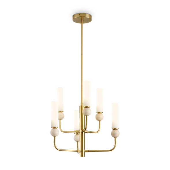 Люстра на штанге FR5482CL-06BS1 Freya SunSpot