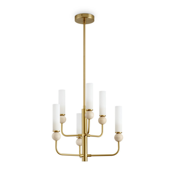 Люстра на штанге FR5482CL-06BS1 Freya SunSpot