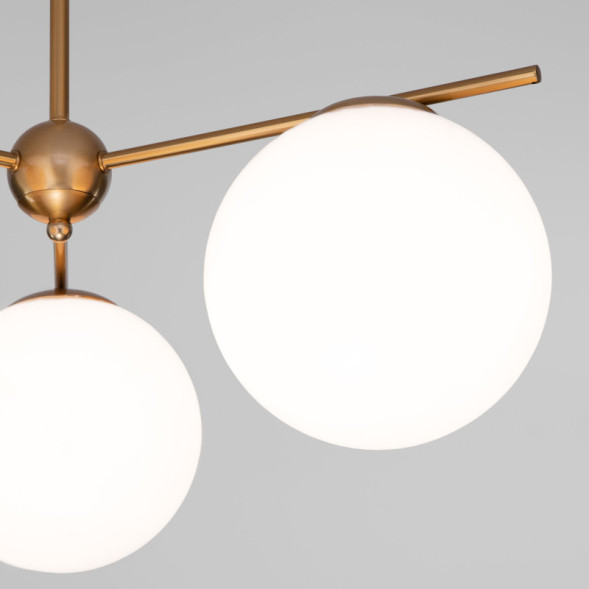 Люстра на штанге Eurosvet MARBELLA 60147/3 латунь