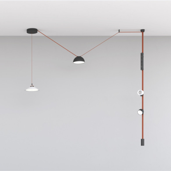 Светодиодный трековый светильник Denkirs BELTY GRILL DK5570-BK