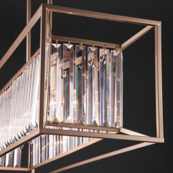 Люстра на штанге Bogate's 299/6 шампань Strotkis Vegas