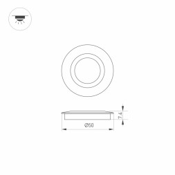 Декоративная вставка Arlight Deck 024927