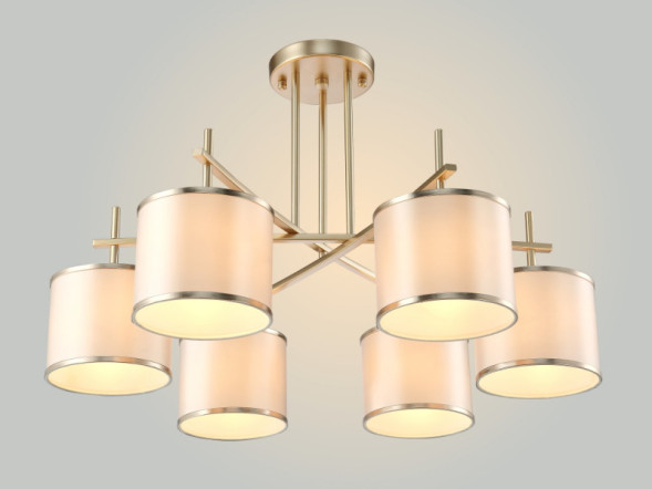 Люстра на штанге Crystal Lux Sergio SERGIO PL6 GOLD