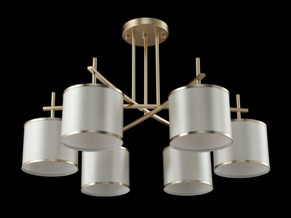 Люстра на штанге Crystal Lux Sergio SERGIO PL6 GOLD