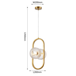 Подвесной светильник Favourite Malinconia 4051-2P
