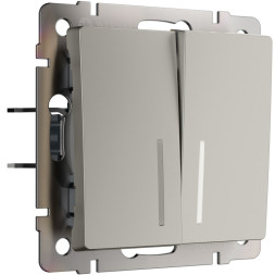 Выключатель Werkel W1220104 дымчатый