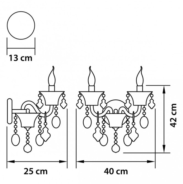 Бра Lightstar Tesoro 710622