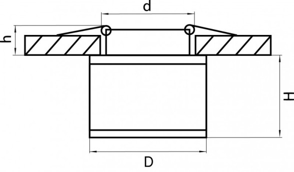 Встраиваемый точечный светильник Lightstar MATURO 072254