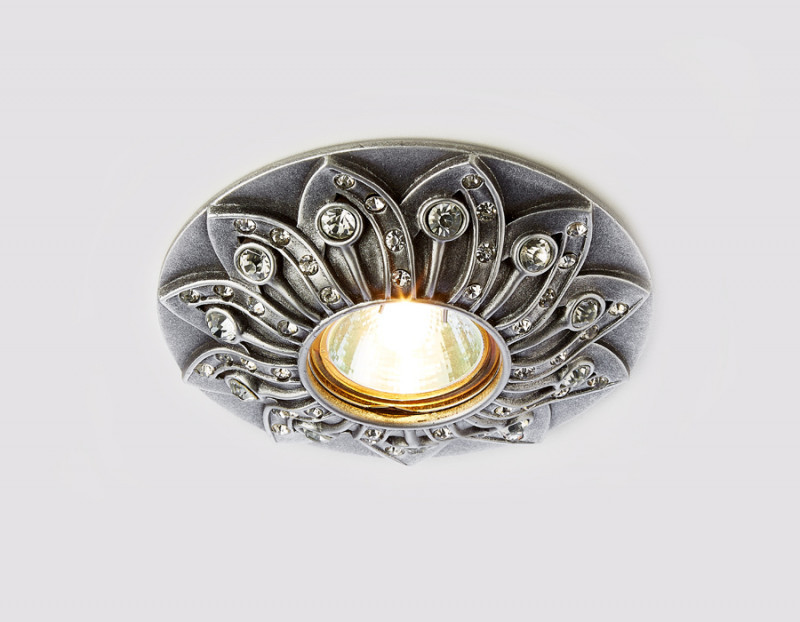 Встраиваемый точечный светильник Ambrella Light Gypsum D4455 SL