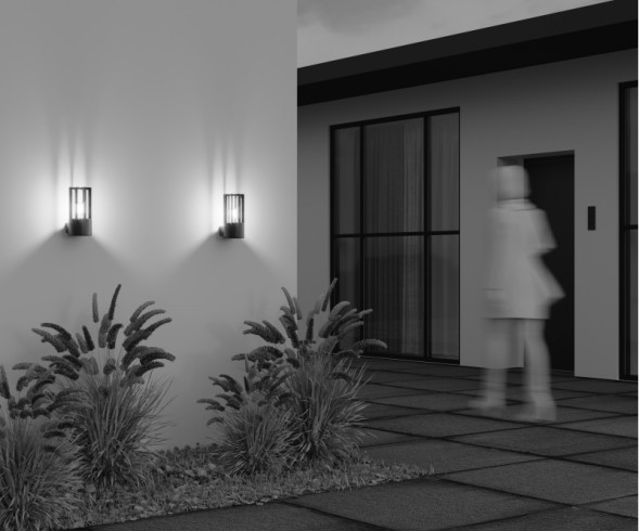 Уличный настенный светильник Maytoni BARREL O453WL-01GF