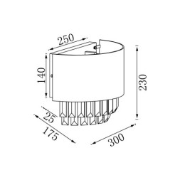Бра Vele Luce Fata VL3173W02