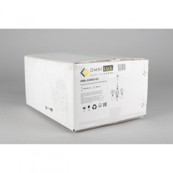 Подвесная люстра Omnilux Omnilux 638 OML-63803-03