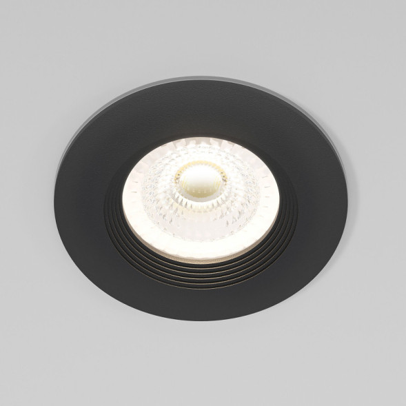 Точечный влагозащищенный светильник Elektrostandard 25060/01 GU10 черный