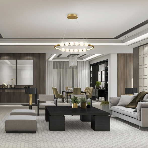 Подвесная люстра 10236/12LED Escada PEARL