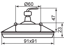 Встраиваемый точечный светильник Feron 19719
