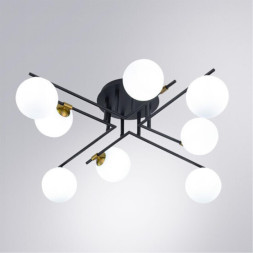 Потолочная люстра ARTE Lamp A2243PL-8BK GEMINI