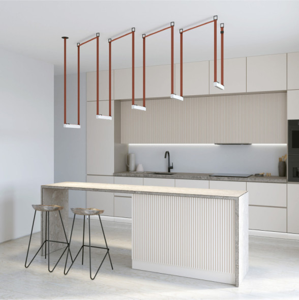 Светодиодный трековый светильник Denkirs BELTY GRILL DK5570-WB