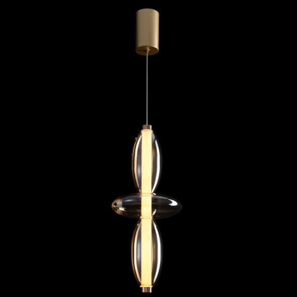 Подвесной светильник Crystal Lux QUASAR SP14W LED AMBER QUASAR