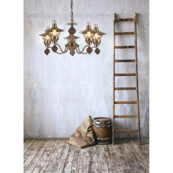 Подвесная люстра ARTE Lamp Trattoria A5664LM-5AB