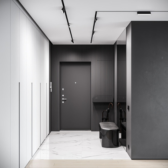 Магнитный трековый светильник Elektrostandard 12W 4200K Kos (чёрный) 85085/01