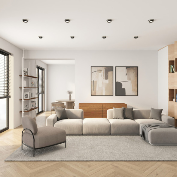 Встраиваемый светильник Denkirs DK2100-BK NIKO