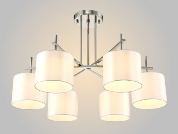 Люстра на штанге Crystal Lux Sergio SERGIO PL6 NICKEL