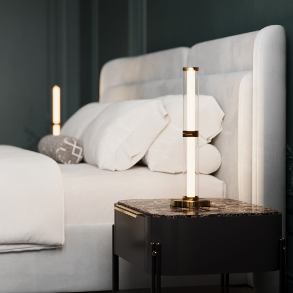 Настольная лампа Eurosvet 80536/1 латунь Stark