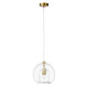 Подвесной светильник Crystal Lux LUISA LUISA SP1 BRASS/TRANSPARENT
