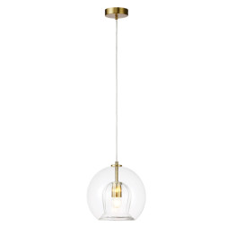 Подвесной светильник Crystal Lux LUISA LUISA SP1 BRASS/TRANSPARENT