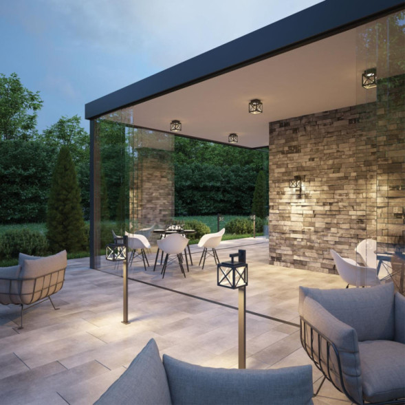 Уличный настенный светильник Novotech DANTELA 358447