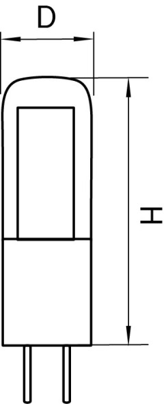 Светодиодная лампа Lightstar JC 940442 3W 220V 150lm G4 белый (теплый)