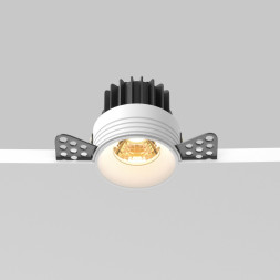 Встраиваемый светильник Maytoni Technical DL058-7W2.7K-TRS-W ROUND