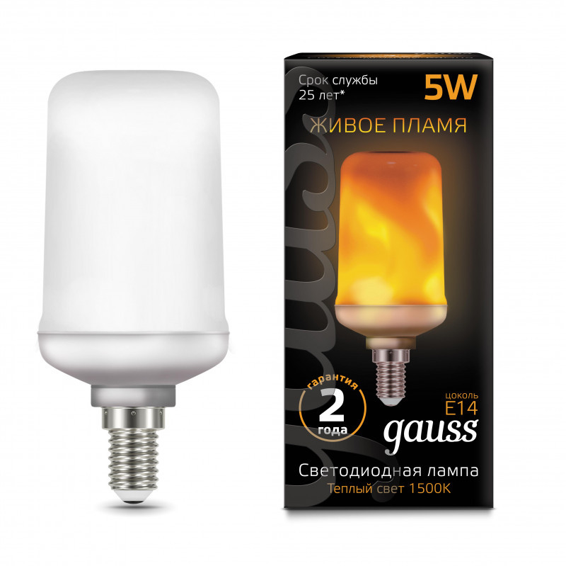 Светодиодная лампа Gauss Corn Flame 157401105