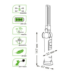 Фонарь Gauss GF803