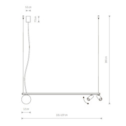 Подвесной светильник Nowodvorski Surface III 11450