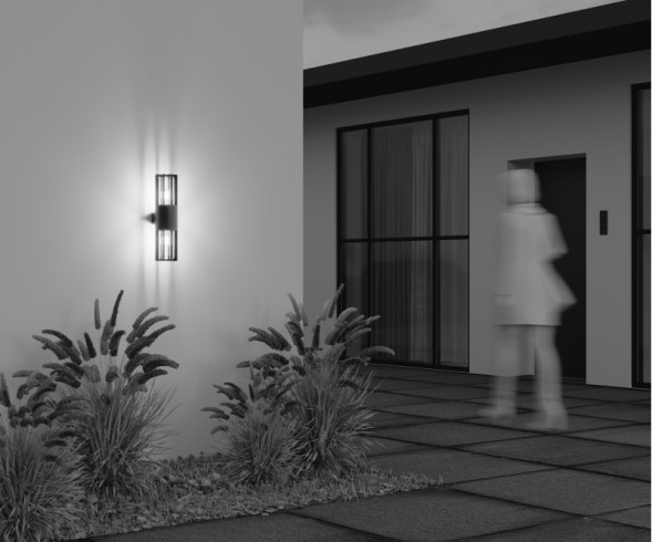 Уличный настенный светильник Maytoni BARREL O453WL-02GF