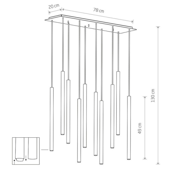 Подвесной светильник Nowodvorski LASER 8923