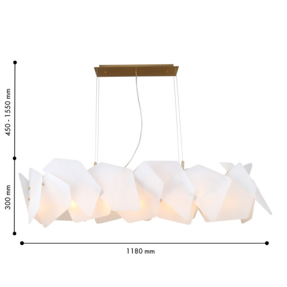 Подвесная люстра 4725-12P Favourite Lanvin