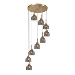 Каскадная люстра Indigo V000434 CARAMELLA