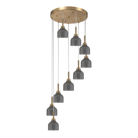 Каскадная люстра Indigo V000434 CARAMELLA