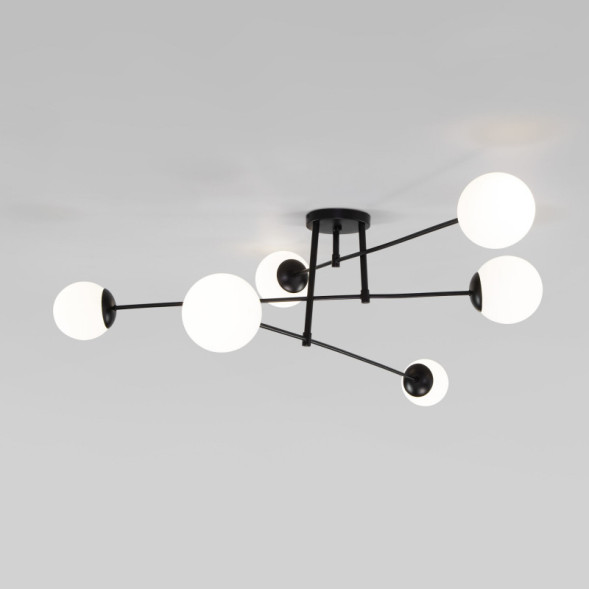 Люстра на штанге Eurosvet Netz 30181/6 черный