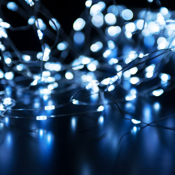 Светодиодная нить Eurosvet 400-009 белый 10 м IP20