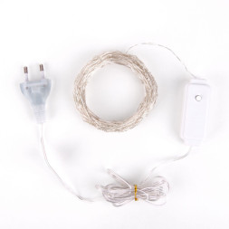 Светодиодная нить Eurosvet 400-009 белый 10 м IP20